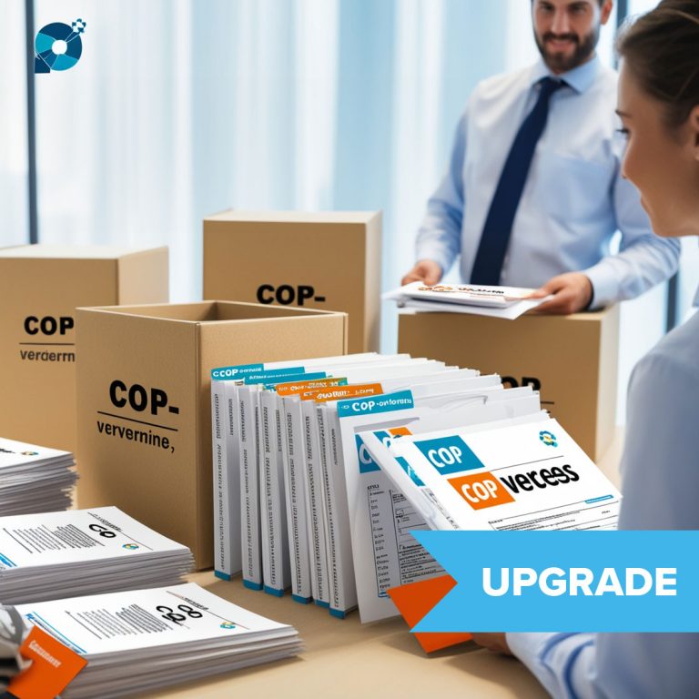 V. Verfahrensanweisungen für CoP (Übereinstimmung der Produktion) – Upgrade