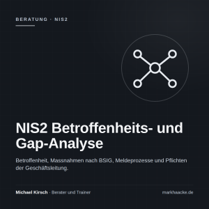 NIS2 – Governance & regulatorische Pflichten