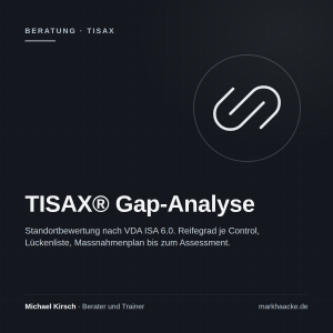 TISAX® – Gap-Analyse für Automotive-Lieferanten