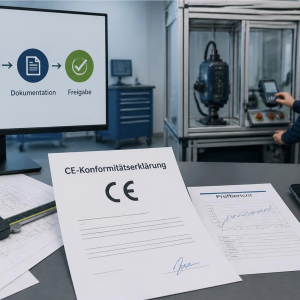 eine Konformitätserklärung wird erstellt